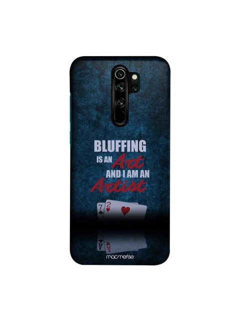 

macmerise Blue & White Art of Bluffing Sublime Xiaomi Redmi Note 8 Pro Back Case