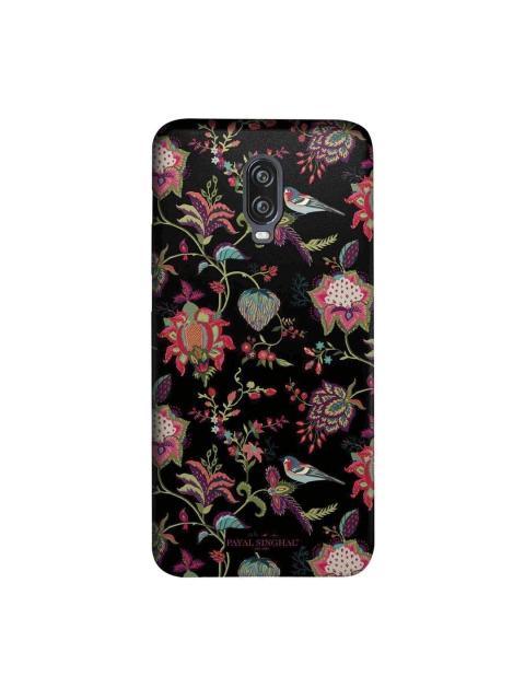 

macmerise Black & Pink Payal Singhal Chidiya Sublime OnePlus 6T Back Case, Multi