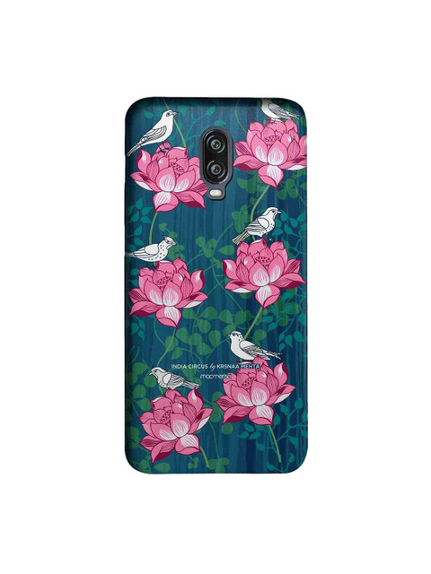 

macmerise Teal Blue & Pink India Circus Desired Awakening Printed Sublime OnePlus 6T Back Case