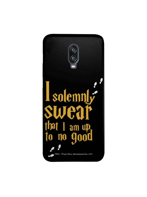 

macmerise Black & Yellow Solemnly Swear Sublime OnePlus 6T Back Case