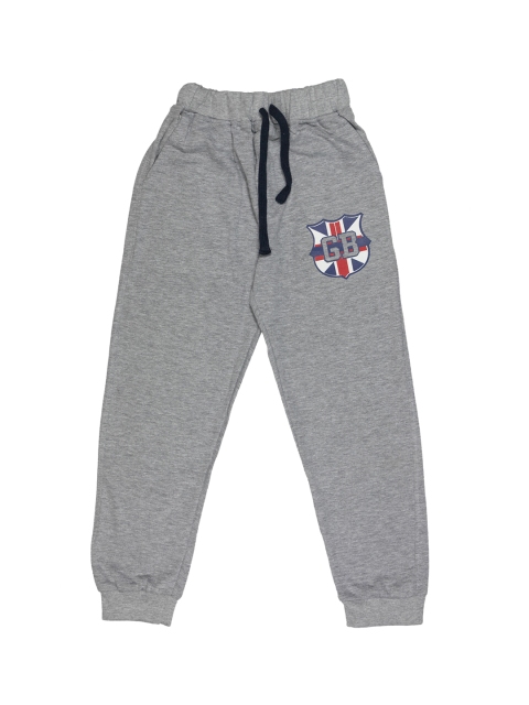

Todd N Teen Boys Grey Melange Solid Joggers