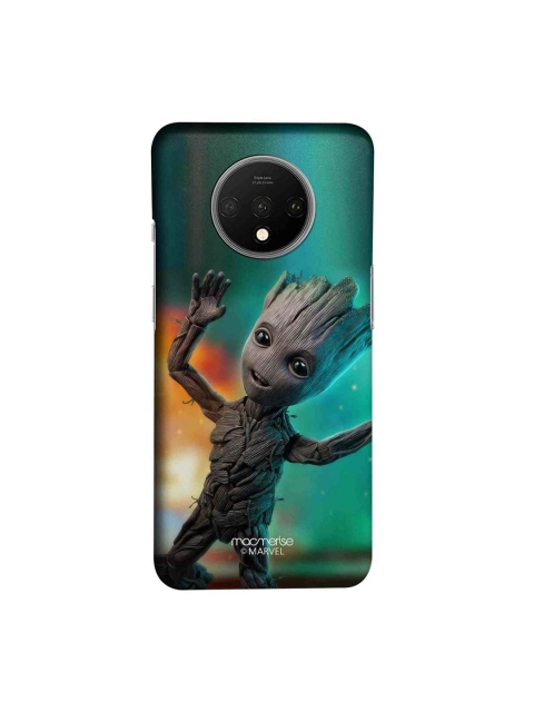 

macmerise Green & Grey Marvel Comics Baby Groot Dance Sublime OnePlus 7T Back Case
