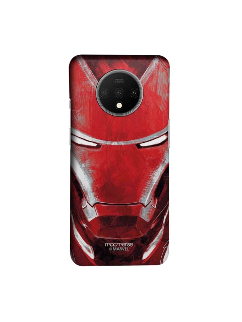 

macmerise Red Marvel Comics Charcoal Art Iron Man OnePlus 7T Back Case