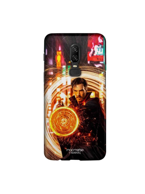 

macmerise Black Marvel Comics Dr Strange Opening Portal Sublime OnePlus 6 Back Case