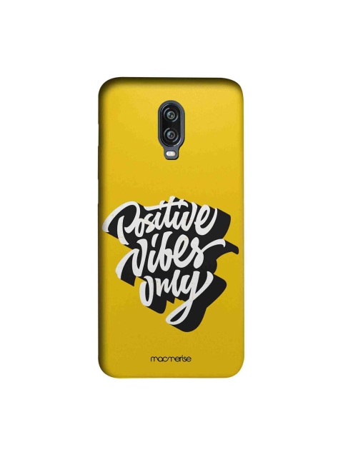 

macmerise Yellow & White Positive Vibes Sublime OnePlus 6T Back Case