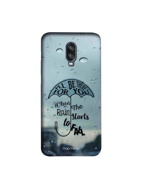 

macmerise Blue & Black Be There For You OnePlus 6T Back Case