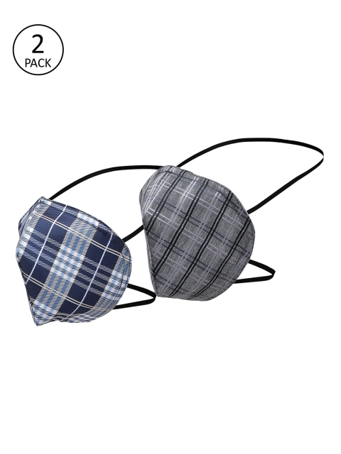 

Alvaro Castagnino Unisex 3 Pcs Printed 3-Ply Reusable Outdoor Fabric Masks, Blue