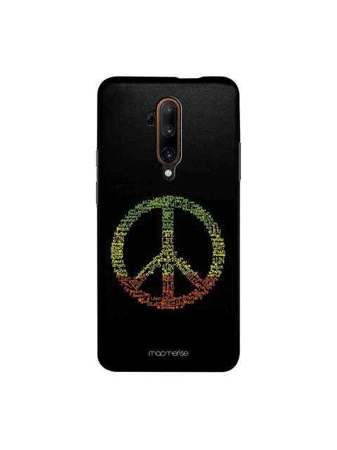 

macmerise Black & Green Symbol Of Peace Sublime OnePlus 7T Pro Back Cover