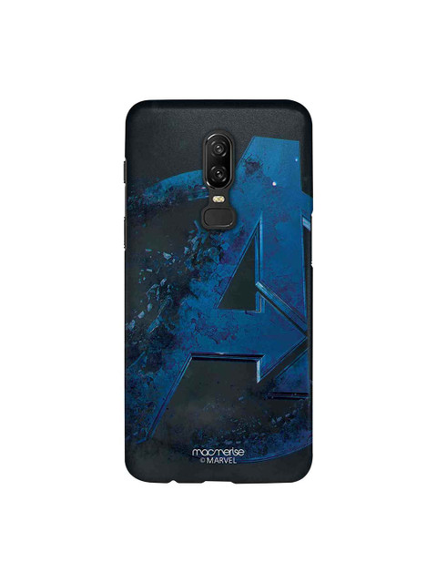 

macmerise Blue & Black Marvel Comics Endgame Logo Sublime OnePlus 6 Back Case