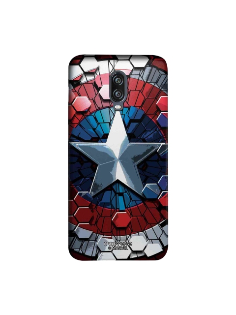 

macmerise Blue & Red Marvel Comics Hex Shield Sublime OnePlus 6T Back Case