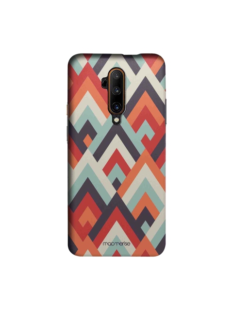 

macmerise Orange & Blue Symmetric Cheveron Sublime OnePlus 7T Pro Back Cover