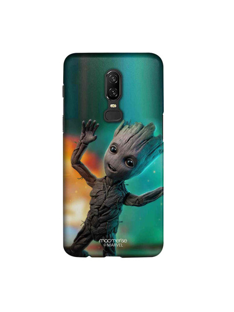 

macmerise Green & Grey Marvel ComicsBaby Groot Dance Sublime OnePlus 6 Back Cover