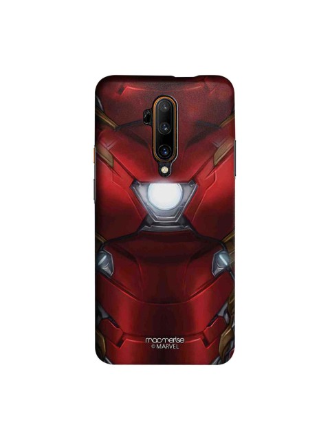 

macmerise Red & White Marvel ComicsSuit Up Ironman Sublime OnePlus 7T Pro Back Cover