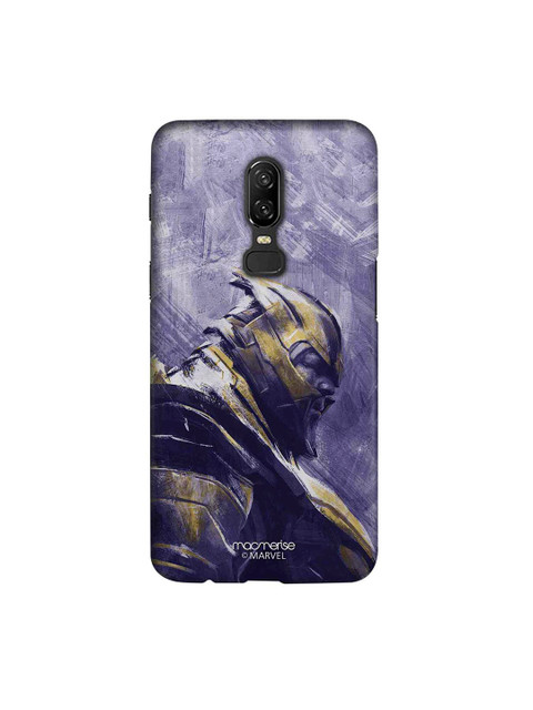 

macmerise Purple & Gold-Toned Marvel Comics Thanos Suited Up Sublime OnePlus 6 Back Case
