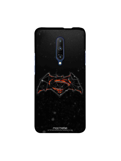 

macmerise Black & Orange DC Comics Bat Super Trace Sublime Back Case OnePlus 7 Pro Back Case