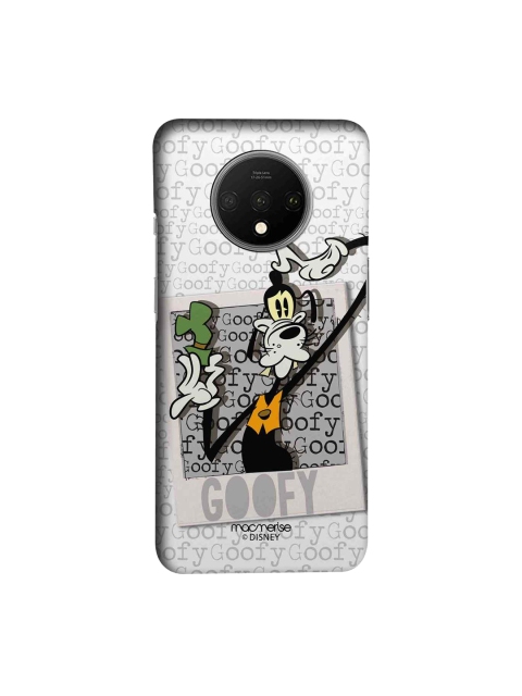macmerise White & Black Disney Hello Mr Goofy Sublime OnePlus 7T Back Case