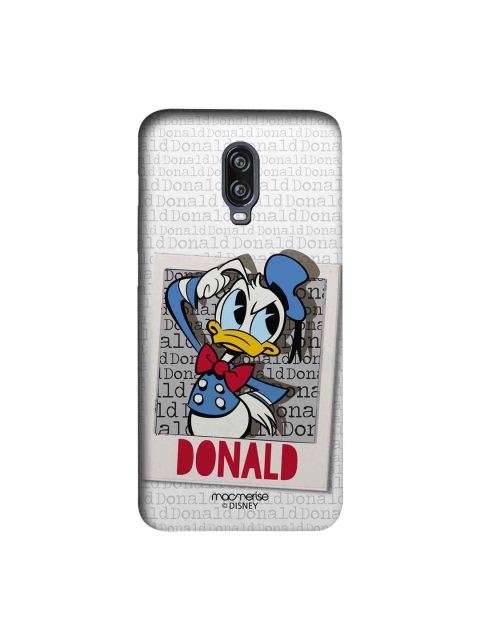 

macmerise White & Blue Disney Hello Mr Donald Duck Sublime Printed OnePlus 6T Back Case