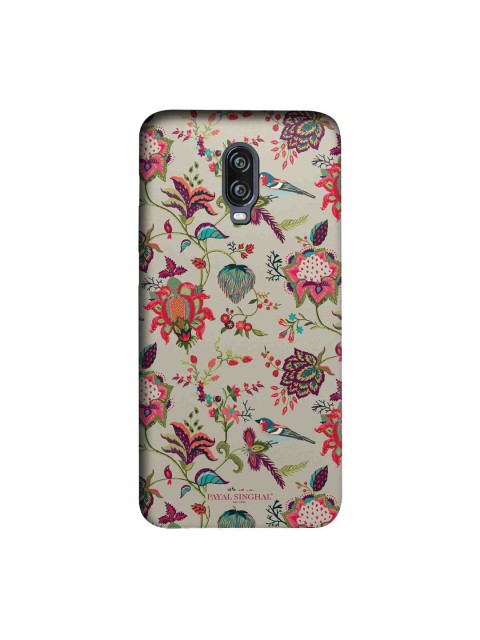 

macmerise Beige & Red Payal Singhal Chidiya OnePlus 6T Back Case