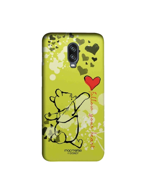 macmerise Lime Green & Black Disney Follow Your Heart Sublime OnePlus 6T Back Case