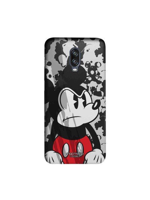 

macmerise Black & Grey Grumpy Mickey OnePlus 6T Back Case