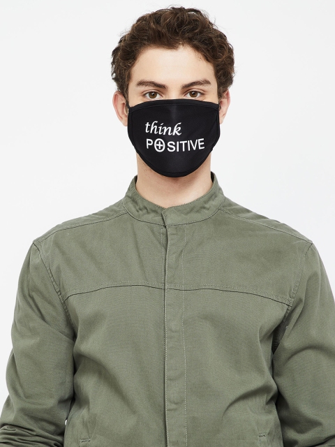 

Fame Forever by Lifestyle Men Single 2-Ply Reusable Outdoor Fabric Masks, Black