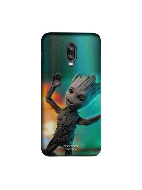 

macmerise Green & Grey Marvel Comics Baby Groot Dance Sublime OnePlus 6T Back Cover