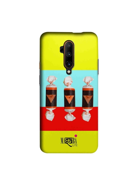 

macmerise Yellow & Blue Masaba Cone Candy Lite Sublime OnePlus 7T Pro Back Cover