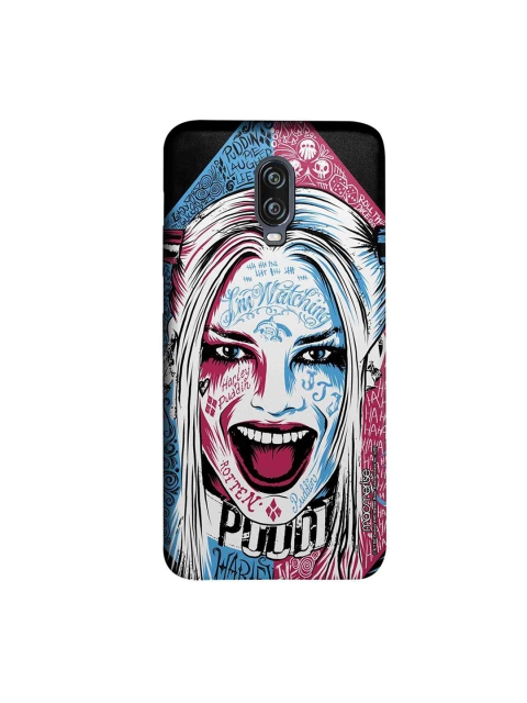 

macmerise Pink & White DC Comics Wicked Harley Quinn Sublime OnePlus 6T Back Case
