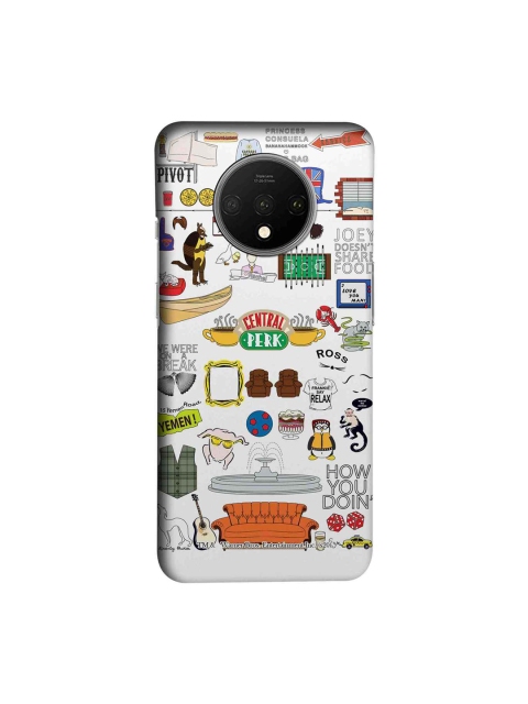 

macmerise White & Green Friends Doodle Sublime OnePlus 7T Mobile Case