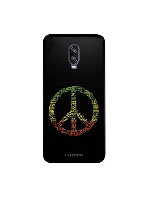 

macmerise Black & Green Symbol Of Peace OnePlus 6T Back Case