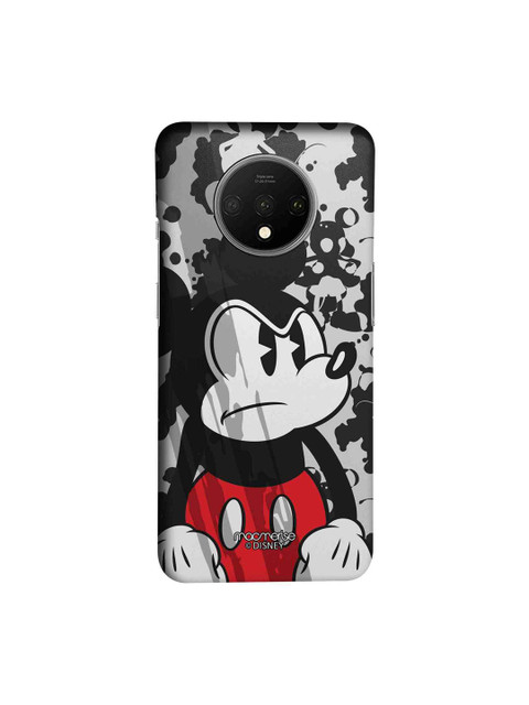 

macmerise Black & Grey Disney Grumpy Mickey Sublime OnePlus 7T Back Case