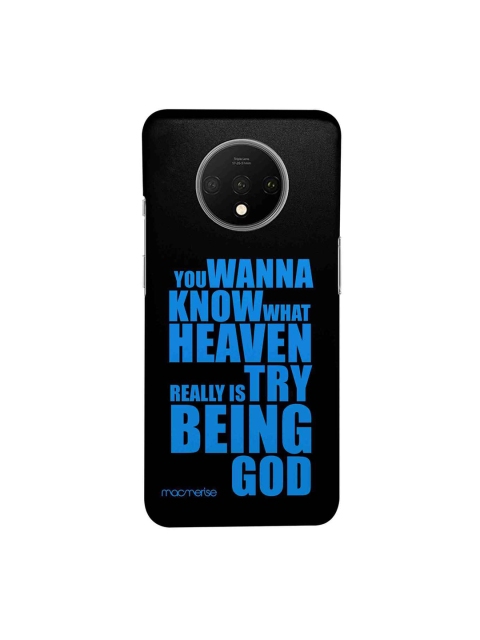 

macmerise Black & Blue Try Being God Sublime OnePlus 7T Back Cover