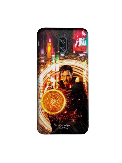 

macmerise Black & Yellow Marvel Comics Dr Strange Opening Portal Sublime OnePlus 6T Back Case