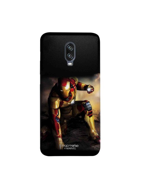 

macmerise Black & Red Marvel Comics Mark 42 Sublime OnePlus 6T Back Case