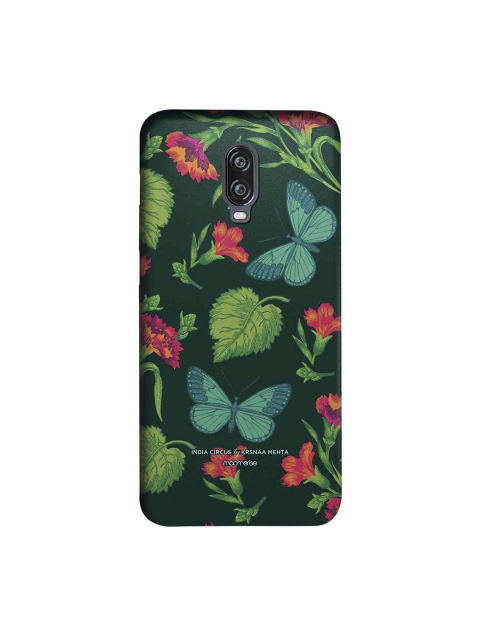 

macmerise Green & Pink Butterfly Effect Sublime OnePlus 6T Back Case