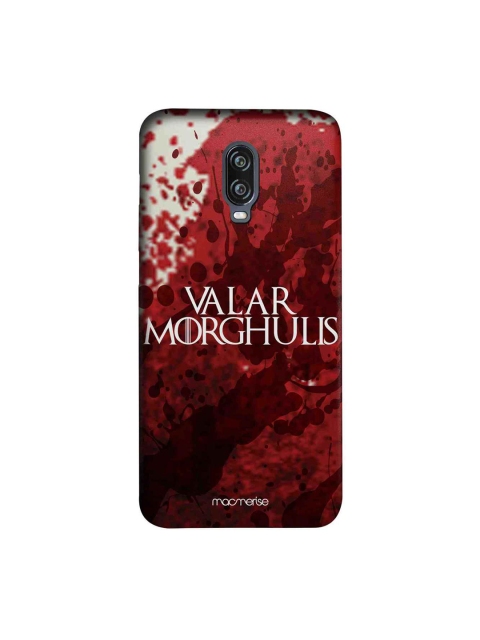 

macmerise Red & White Valar Morghulis Sublime OnePlus 6T Back Case