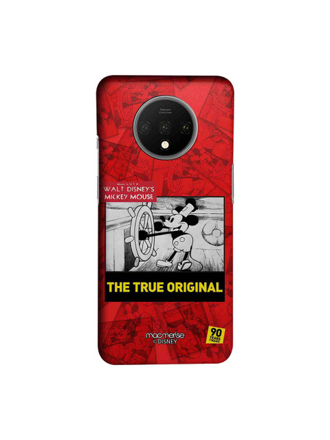 

macmerise Red & White DisneyMickey Potrait Mode Sublime OnePlus 7T Back Cover
