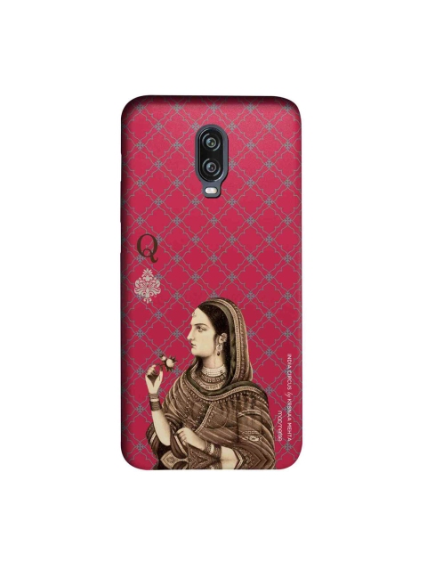

macmerise Pink & Brown India Circus Ban Ja Rani Sublime OnePlus 6T Back Case