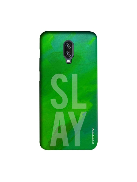 

macmerise Green Slay Sublime OnePlus 6T Back Case, Multi