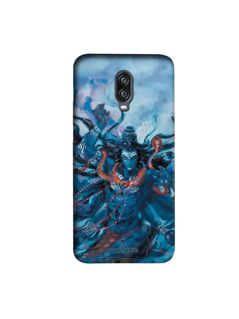 

macmerise Grey & Blue Graphic India Shiva Tandav Sublime OnePlus 6T Back Case