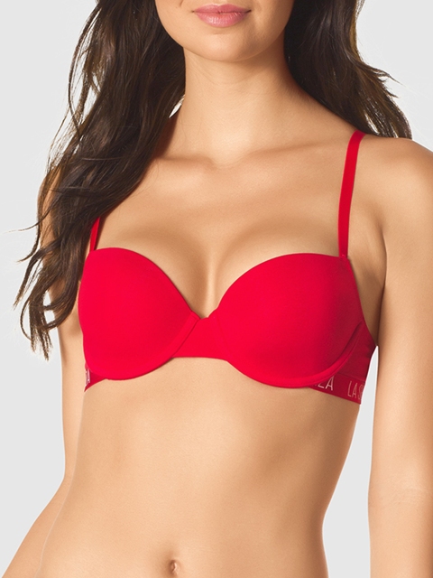 

La Senza Red Solid Underwired Remix Everyday Lightly Padded Bra 11132166-04SO