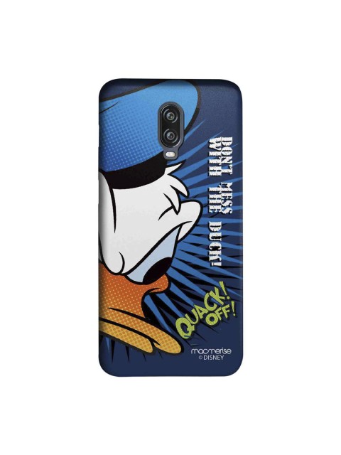 

macmerise Blue & White Disney Quack Off Sublime OnePlus 6T Back Case