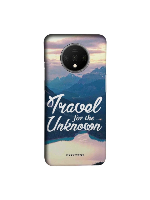 

macmerise Beige & Blue Travel For The Unknown Sublime OnePlus 7T Back Cover
