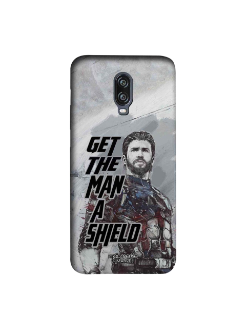 

macmerise Grey & Red Marvel Comics Need For Shield Sublime OnePlus 6T Back Cover