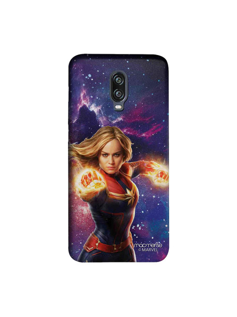 

macmerise Blue & Red Marvel Comics Fierce Captain Marvel Sublime OnePlus 6T Back Case