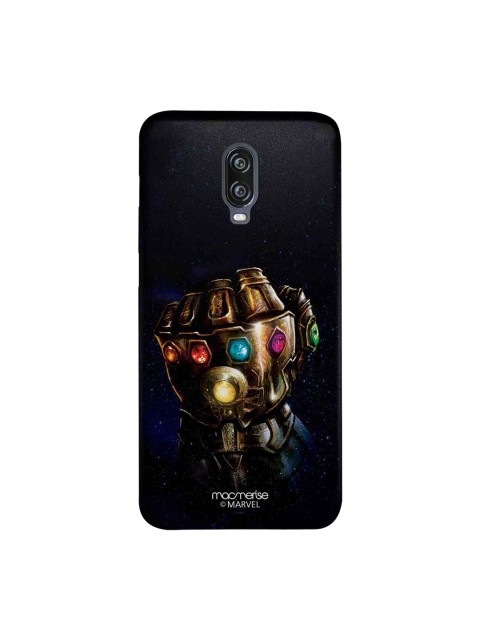 

macmerise Black & Gold-Toned Marvel Comics The Gauntlet Punch Sublime OnePlus 6T Back Case