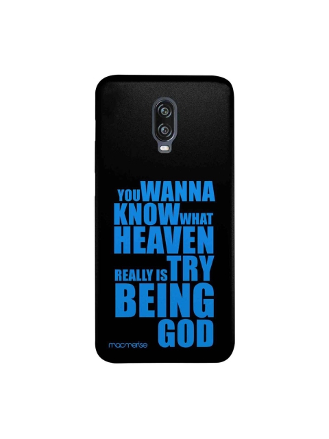 

macmerise Black & Blue Try Being God Sublime OnePlus 6T Mobile Case