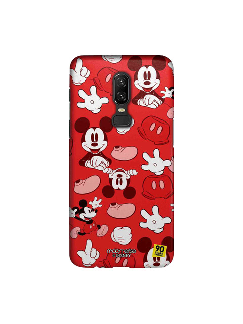 

macmerise Red & White Mickey Classic Pro OnePlus 6 Back Case
