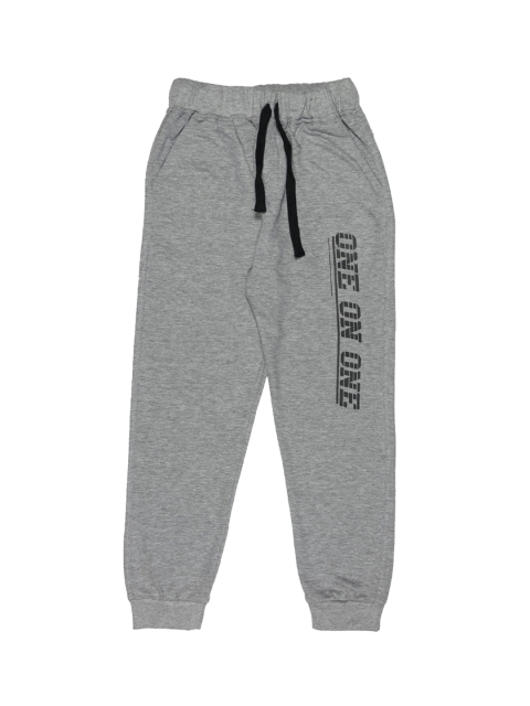 

Todd N Teen Boys Grey Melange Solid Joggers