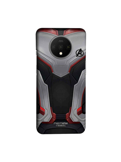 

macmerise Black & Grey Marvel ComicsAvengers Endgame Suit Sublime OnePlus 7T Back Cover